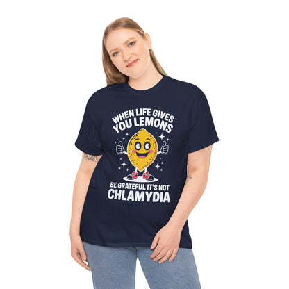 Lemons and Chlamydia Absurd Offensive Meme Sarcastic Edgy T-Shirt