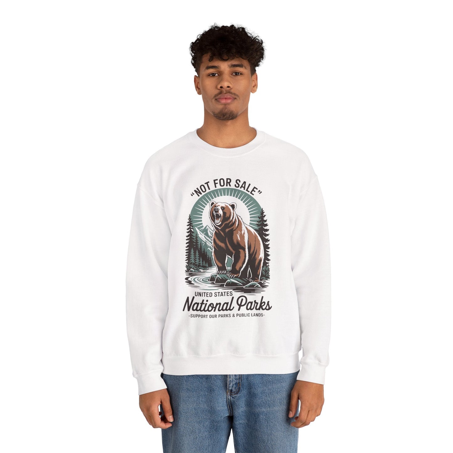 Not For Sale National Parks Support Our Parks & Public Lands Sweatshirt