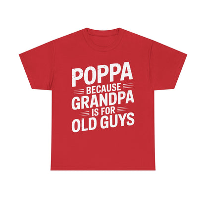 Poppa Grandpa From Grandkids Father's Day Poppa T-Shirt