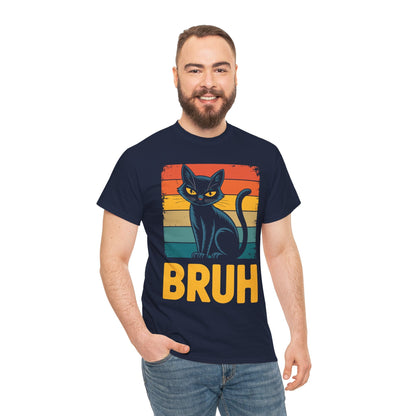 Funny Cat Bruh For Teens Boys Girls Men Women Meme Graphic T-Shirt