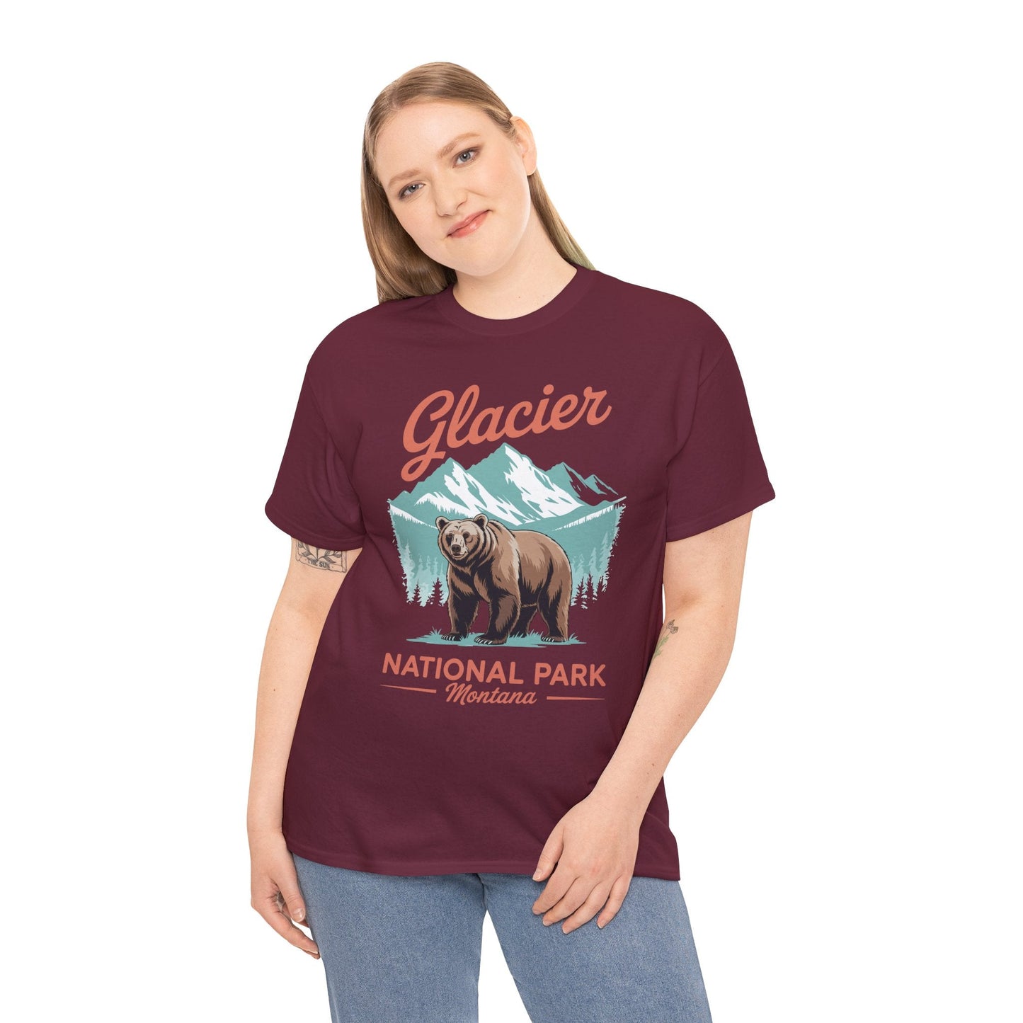 Glacier National Park retro T-Shirt
