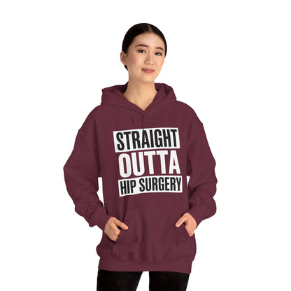 Straight Outta Hip Surgery Get Well Hip Replacement Recovery Hoodie