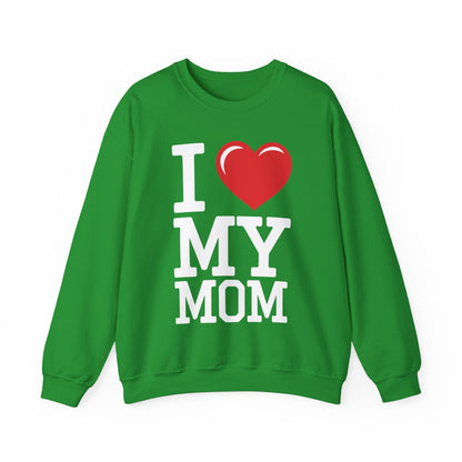 I Love My Mom Mothers Day from Daughter or Son Sweatshirt