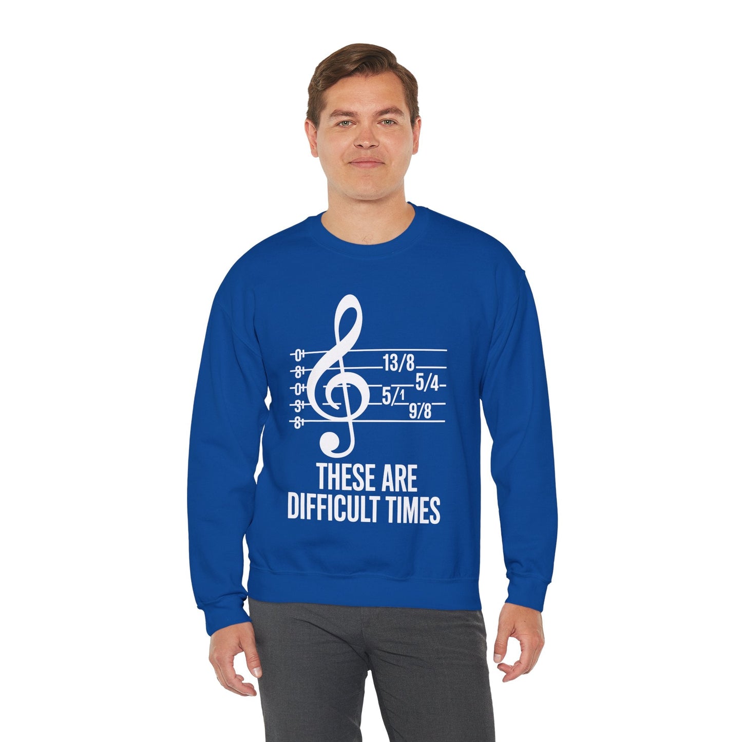 These Are Difficult Times Musician Sweatshirt