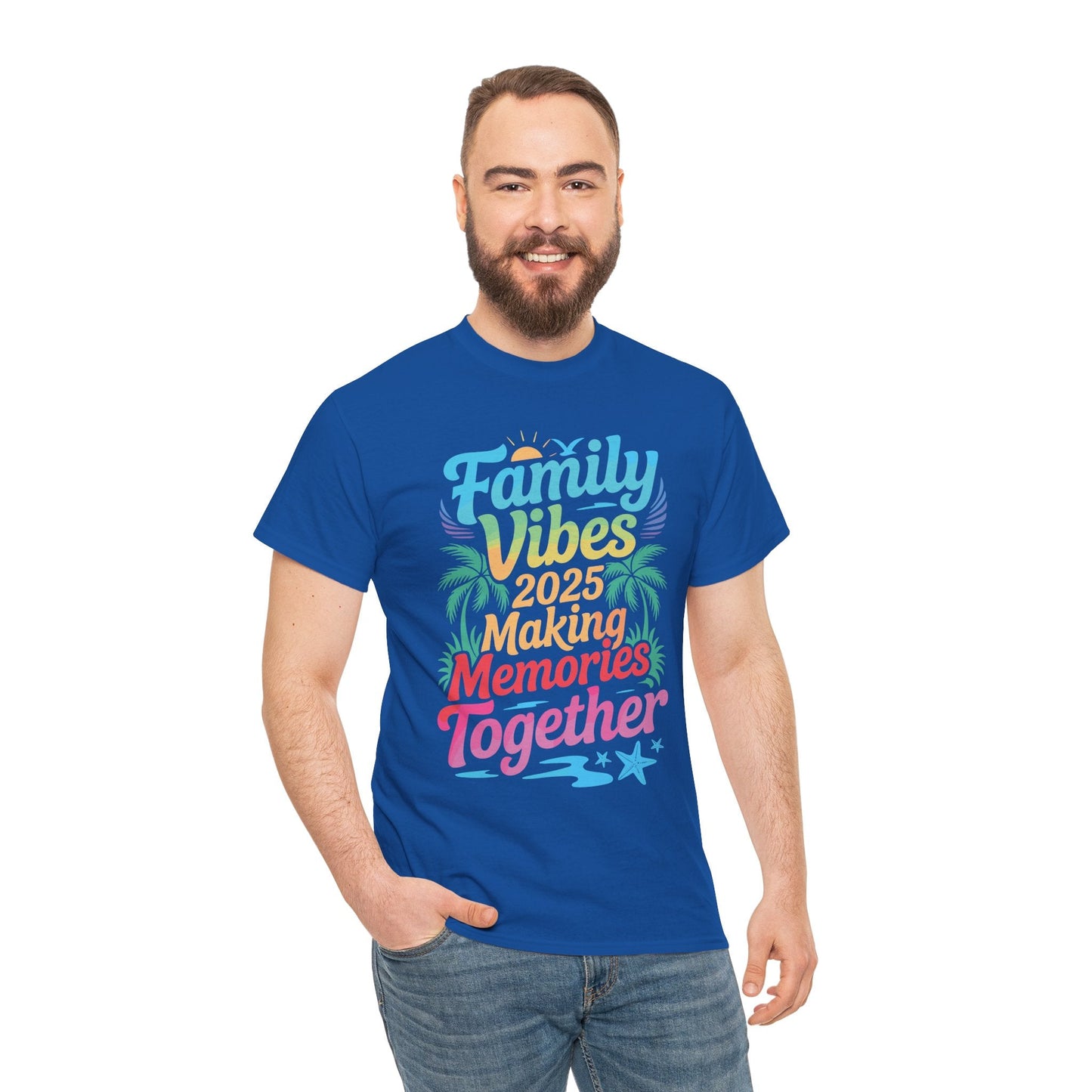 Family 2025 Vibes Family Reunion Vacation Making Memories T-Shirt