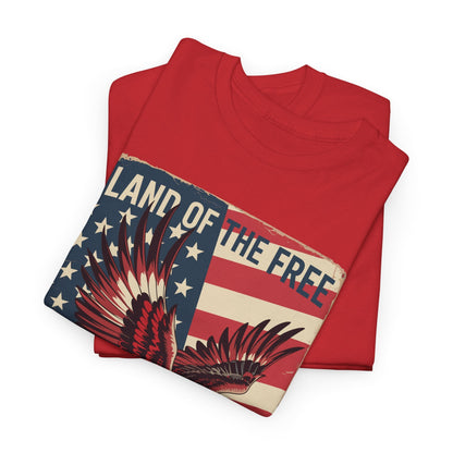 America Eagle Land of the Free Because of the Brave T-Shirt