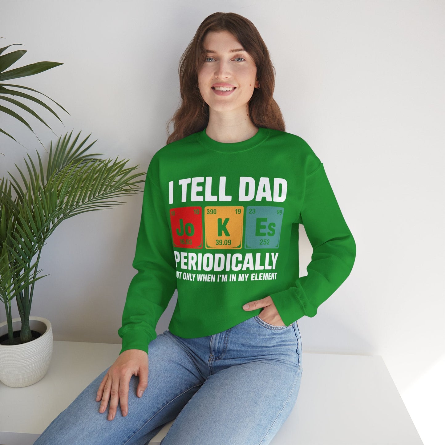 I Tell Dad Jokes Periodically Element Vintage Father's Day Sweatshirt