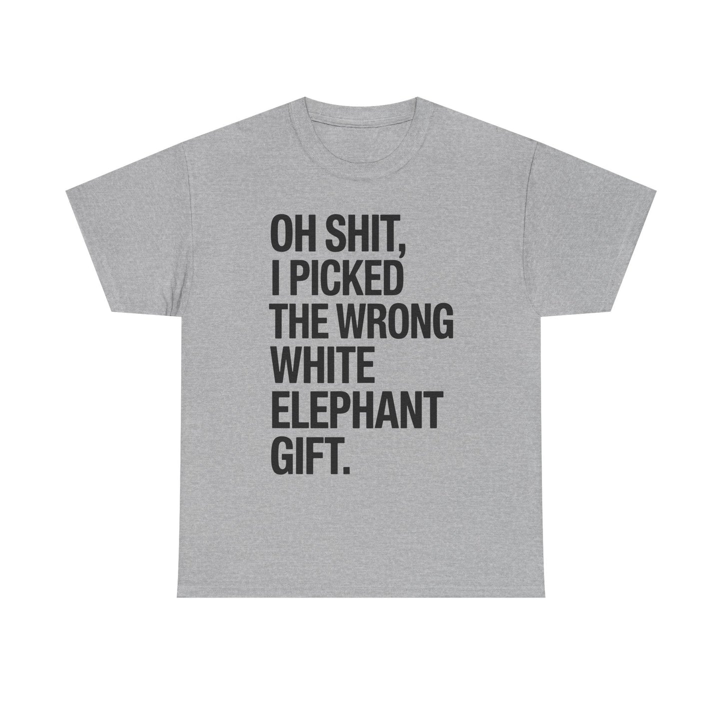 Oh Shit Funny White Elephant Gifts for Adults Under 15 20 T-Shirt