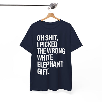 Oh Shit Funny White Elephant Gifts for Adults Under 15 20 T-Shirt