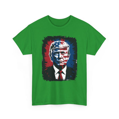 President Trump Portrait 4th July T-Shirt