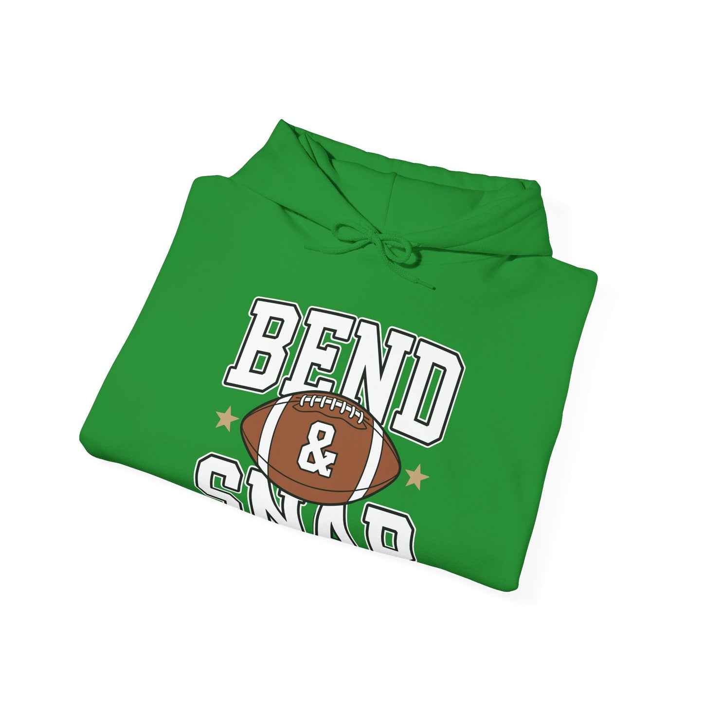 Funny Game Day Touchdown Season Cute Bend and Snap Football Hoodie