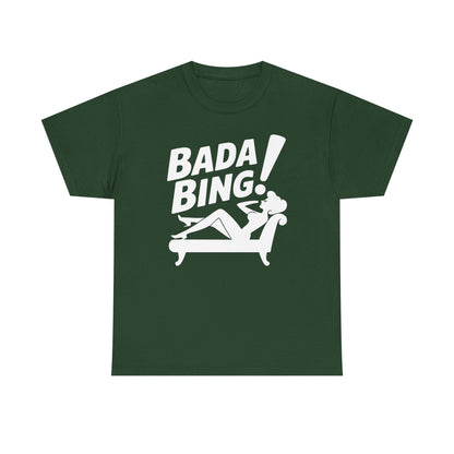 Funny Vintage Bada Sarcastic Bing Retro Sexy Girl Bada Bam T-Shirt