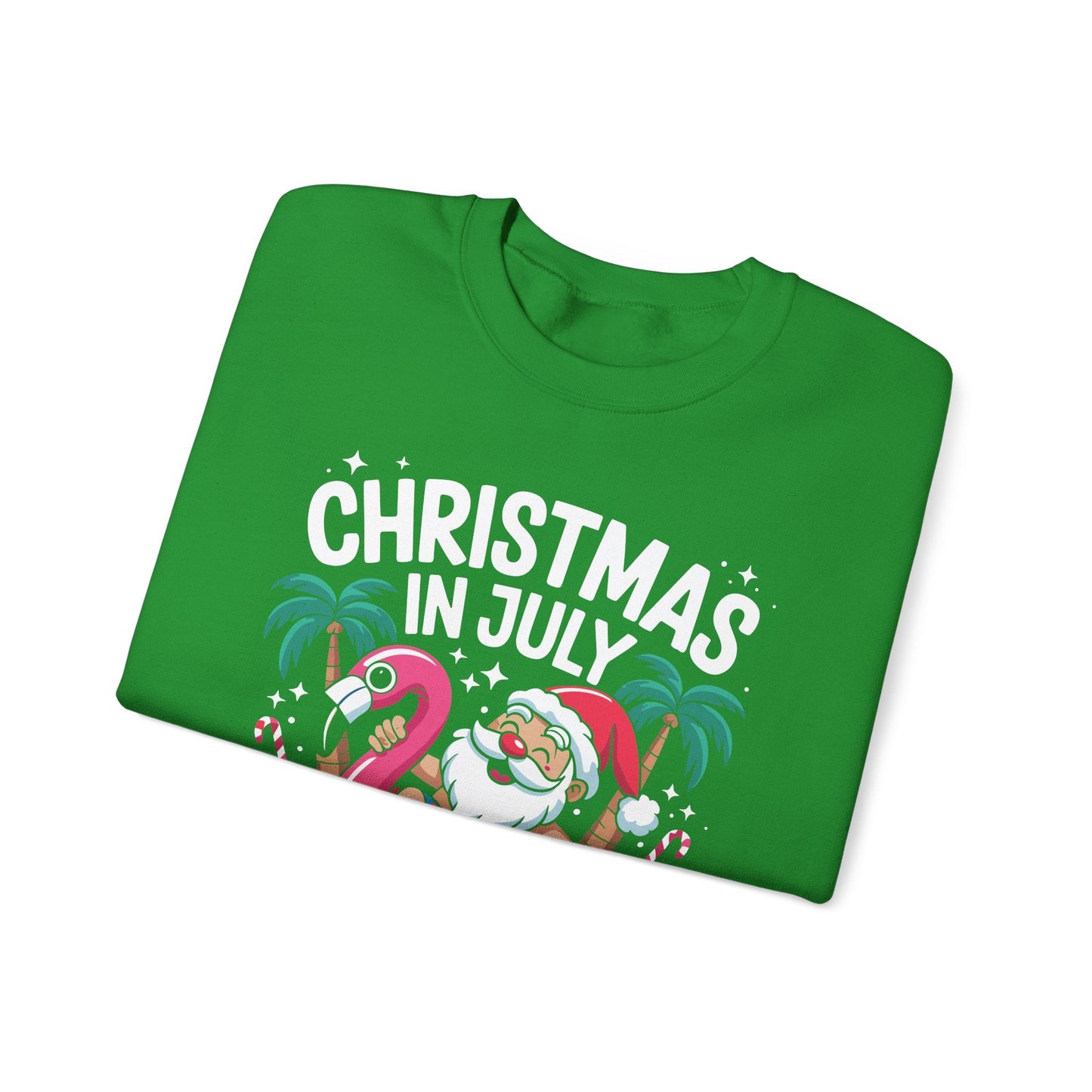 Christmas In July 2025 Squad Summer Beach Vacation Xmas Cool Sweatshirt