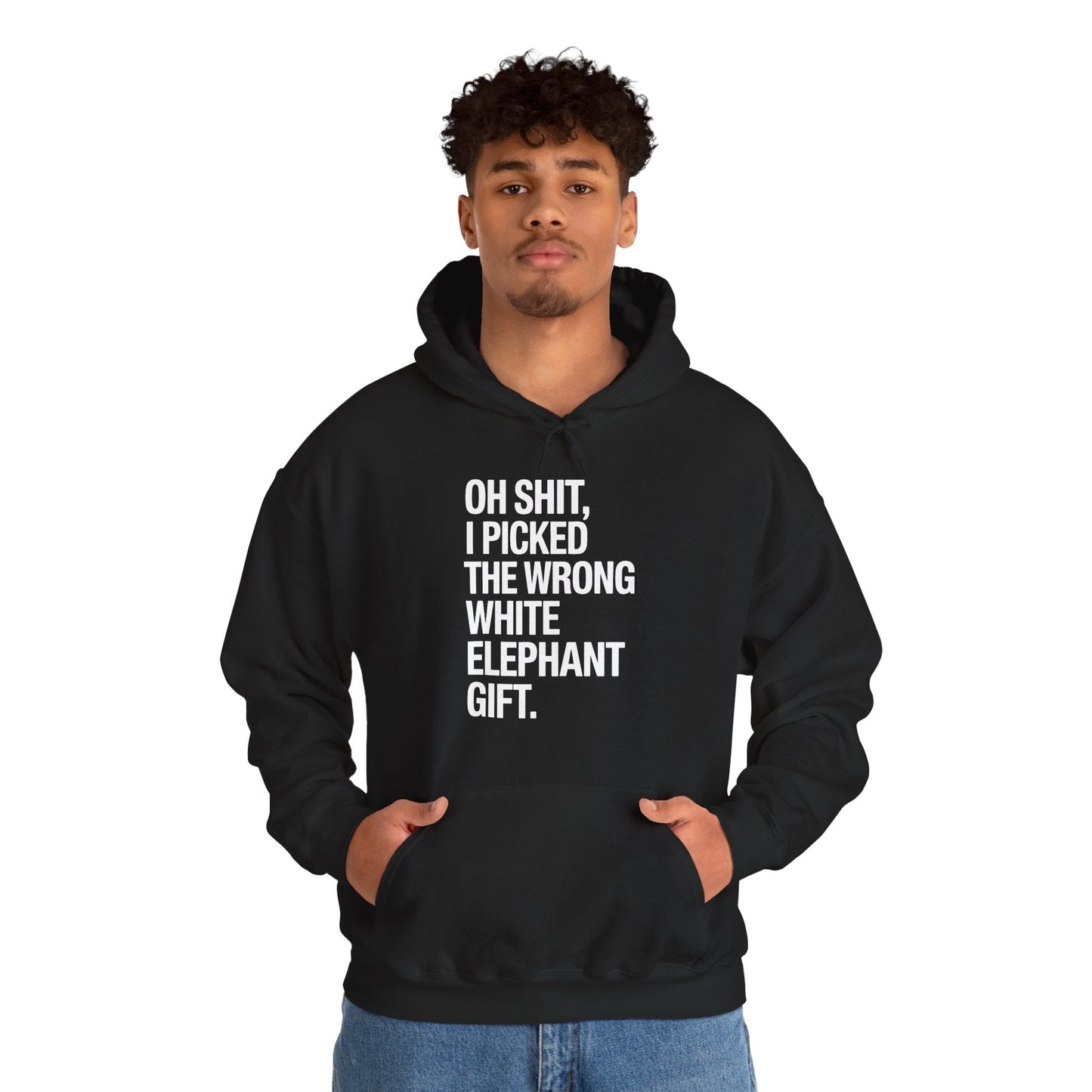 Oh Shit Funny White Elephant Gifts for Adults Under 15 20 Hoodie