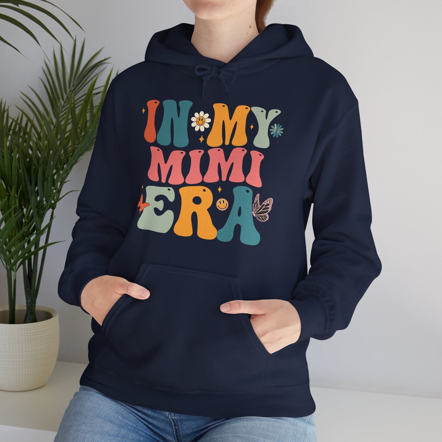Groovy In My Mimi Era Mom Grandma Mothers Day Day Hoodie