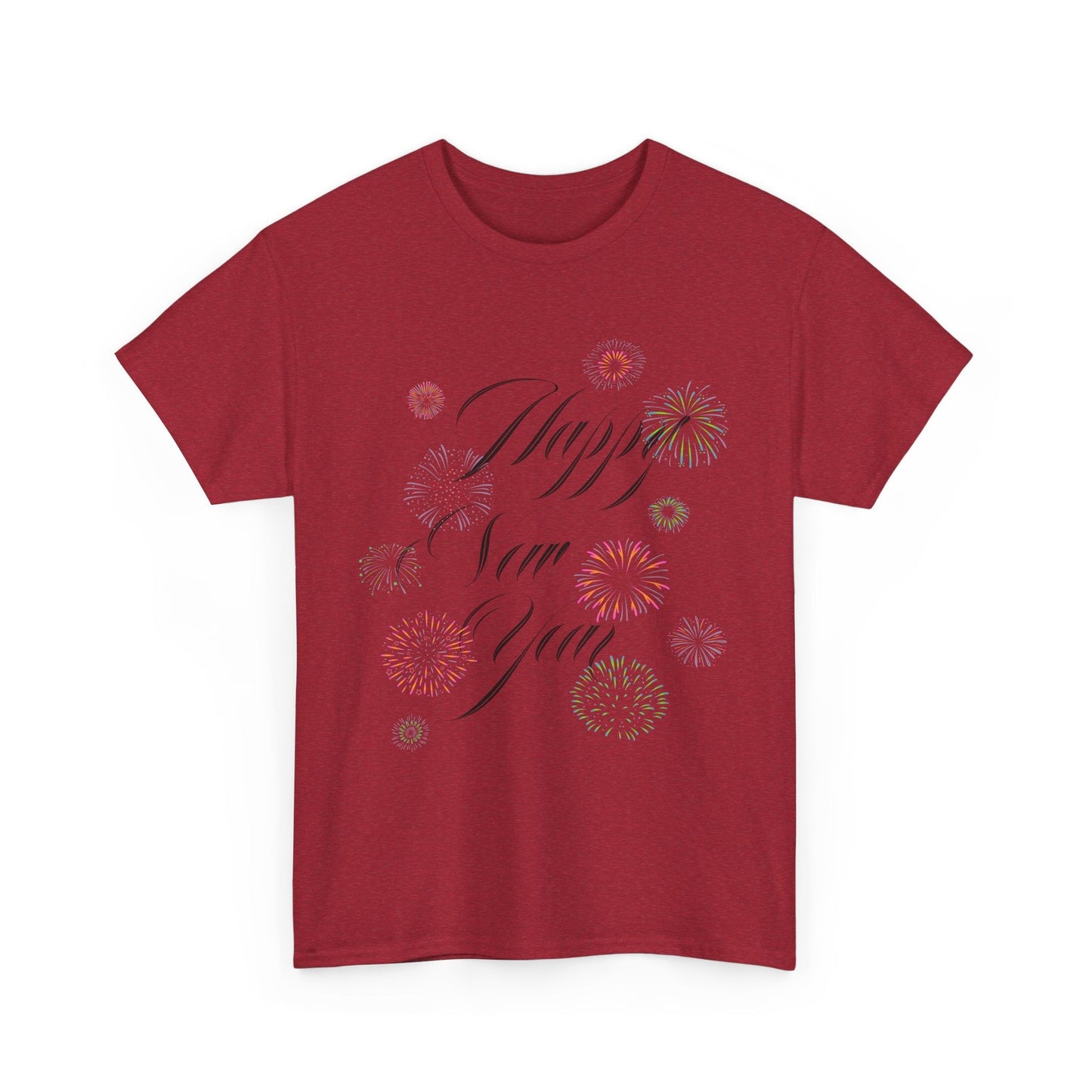 Happy New Year T-Shirt Festive Celebration Tee for Men and Women