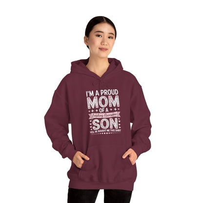 I'm A Proud Mom Hoodie Gift From Son To Mom Funny Mothers Day Hoodie