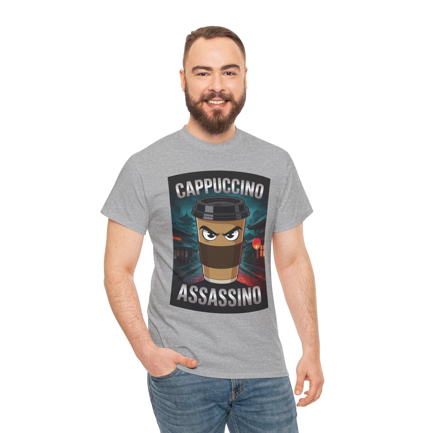 Cappuccino Assassino Coffee Lovers Italian Brainrot Meme T-Shirt