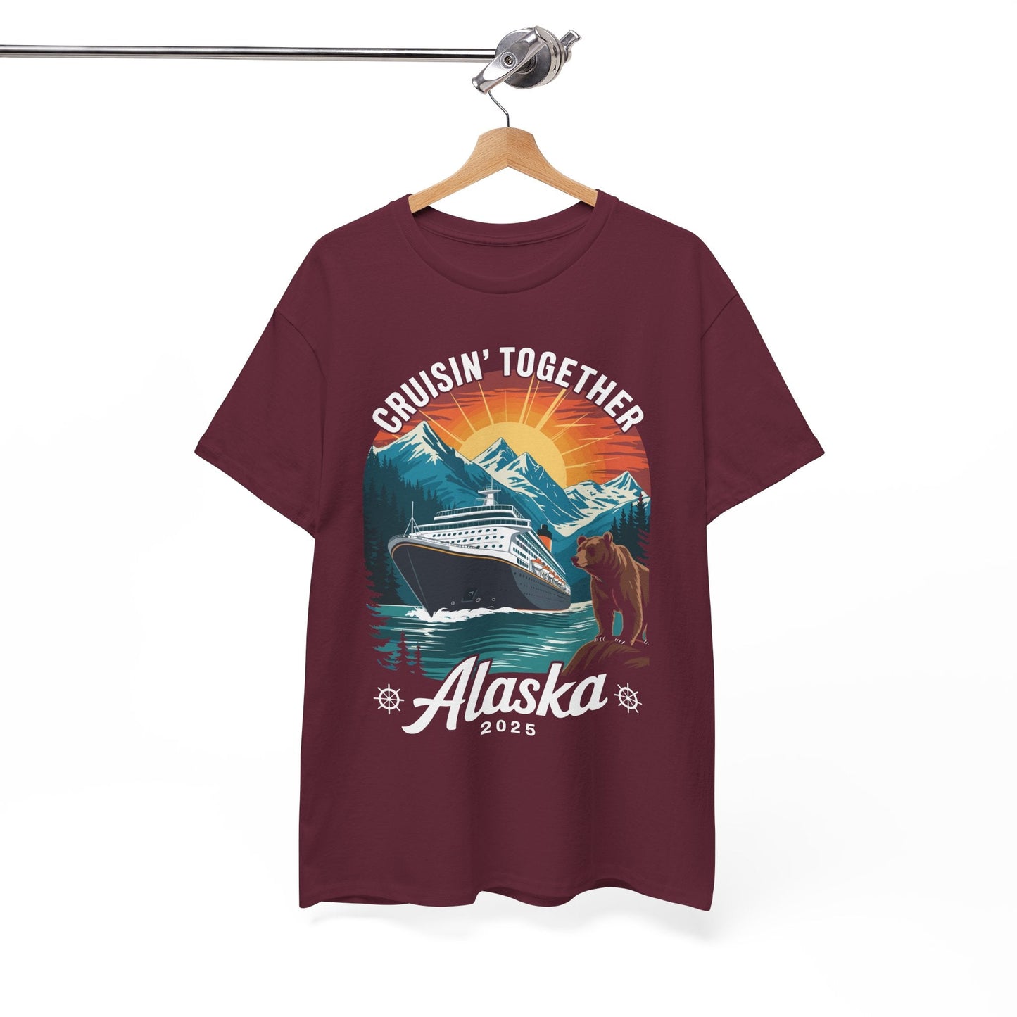 Cruisin Together Alaska 2025 Family Friend Alaska Cruise T-Shirt