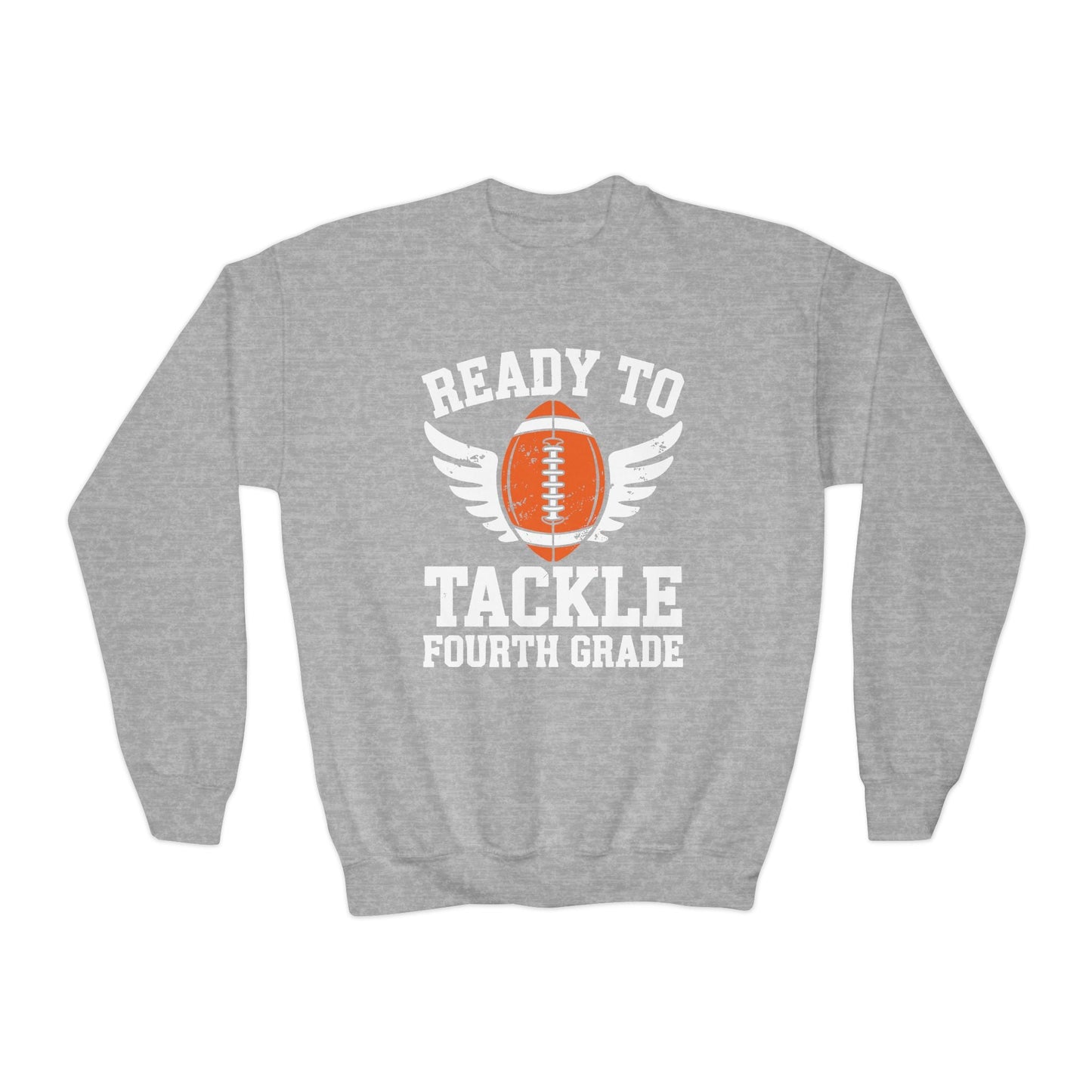 Ready To Tackle Fourth Grade Back To School Football Sweatshirt