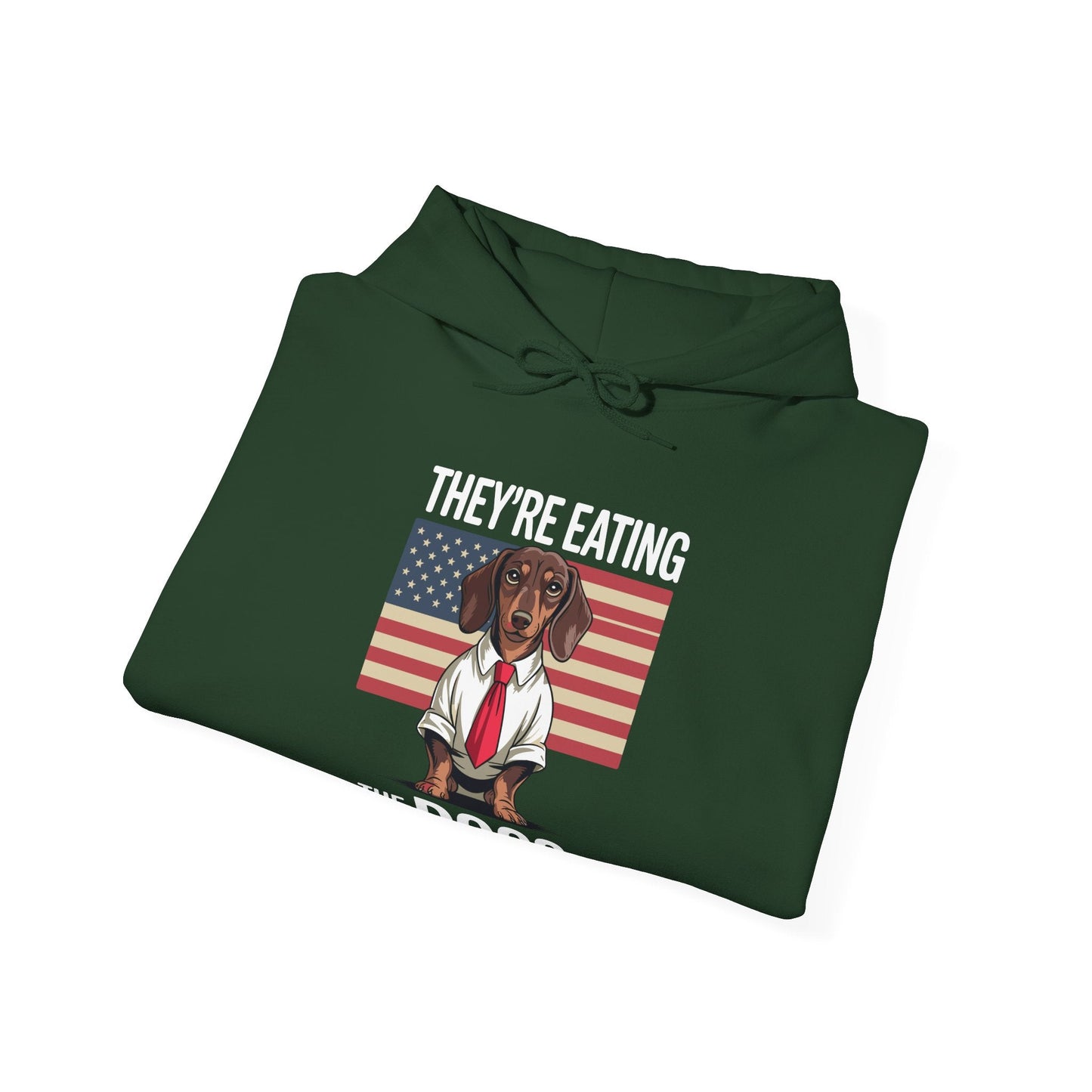 They're Eating the Dogs Trump Hot Dog Hoodie