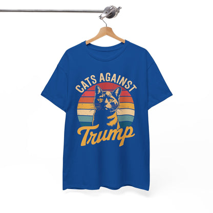 Cats Against Trump Funny Anti Trump Election Funny Cat T-Shirt