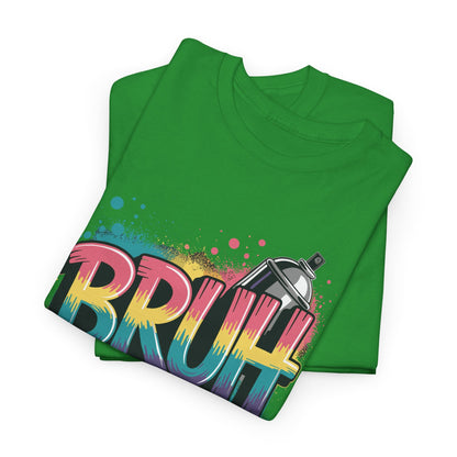 Bruh Graffiti Funny Saying Street Art Meme Men Boys T-Shirt