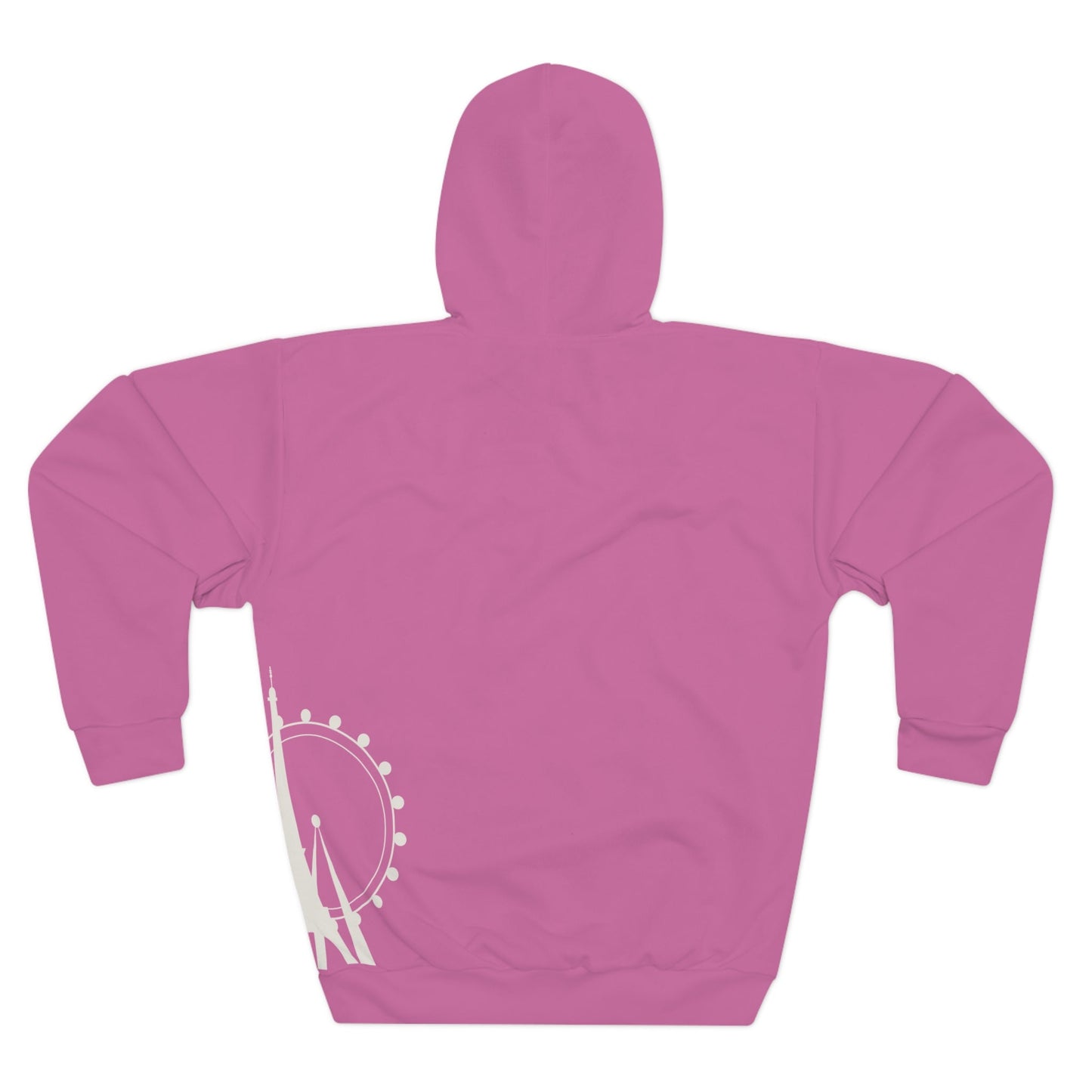 Paris Vibes Pullover Hoodie All Over Print French Street Style Aesthetic