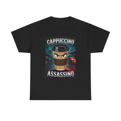 Cappuccino Assassino Coffee Lovers Italian Brainrot Meme T-Shirt