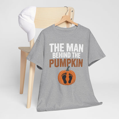 Pregnant Thanksgiving Costume for Dad Expecting Lil Pumpkin T-Shirt