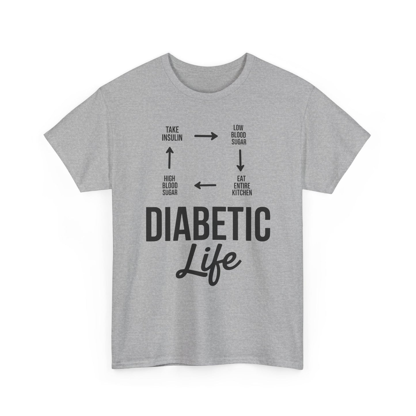 Funny Diabetic Type 1 Diabetes T1D Diabetes Awareness T-Shirt