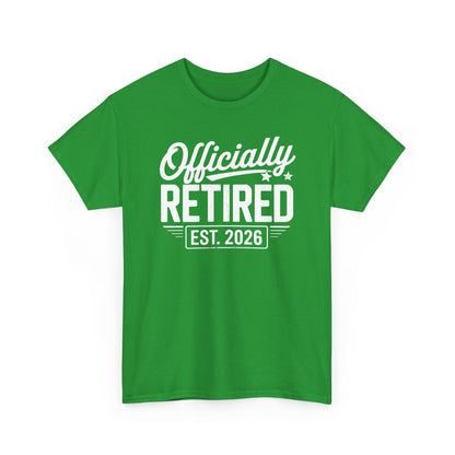 Funny Retirement 2026 Officially Retired Vintage Humor T-Shirt