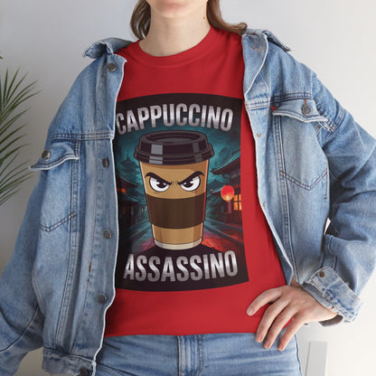 Cappuccino Assassino Coffee Lovers Italian Brainrot Meme T-Shirt