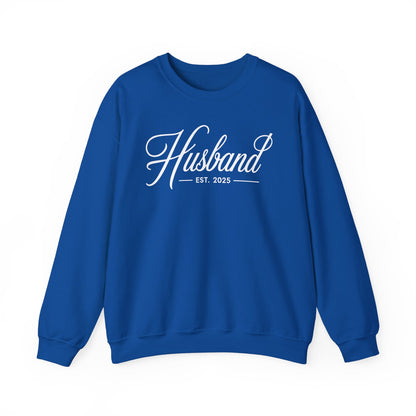 Couples Gifts For Husband And Wife Matching Husband Est 2025 Just Married Honeymoon Wedding  Sweatshirt
