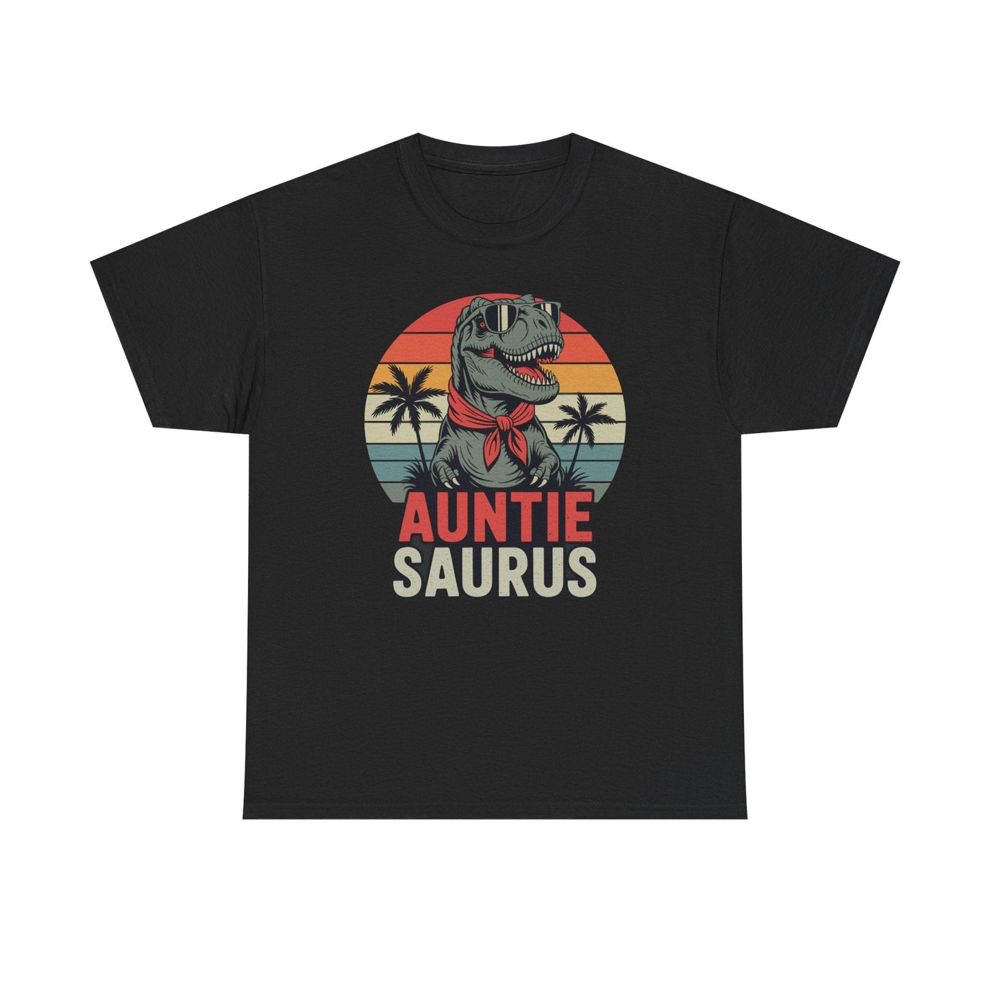Auntiesaurus T Rex Dinosaur Auntie Saurus Family Matching T-Shirt