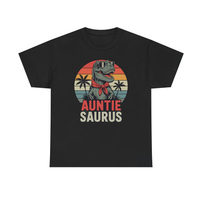 Auntiesaurus T Rex Dinosaur Auntie Saurus Family Matching T-Shirt