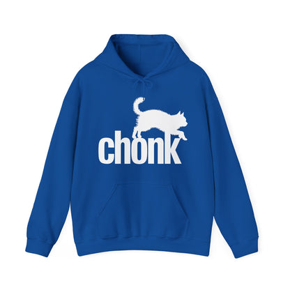 Chonk Cat Meme Funny Black Hoodie
