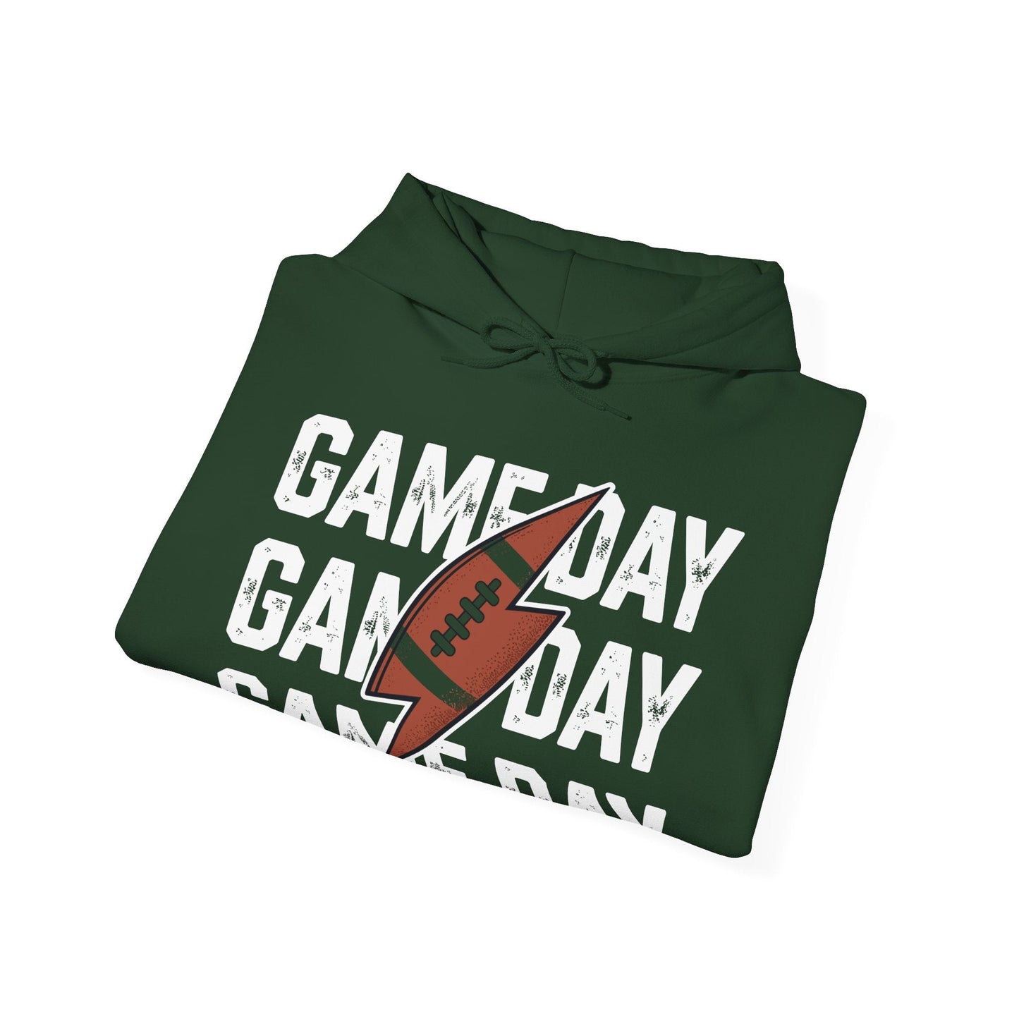 Vintage Game Day Football Lightning Bolt Funny Team Sport Hoodie