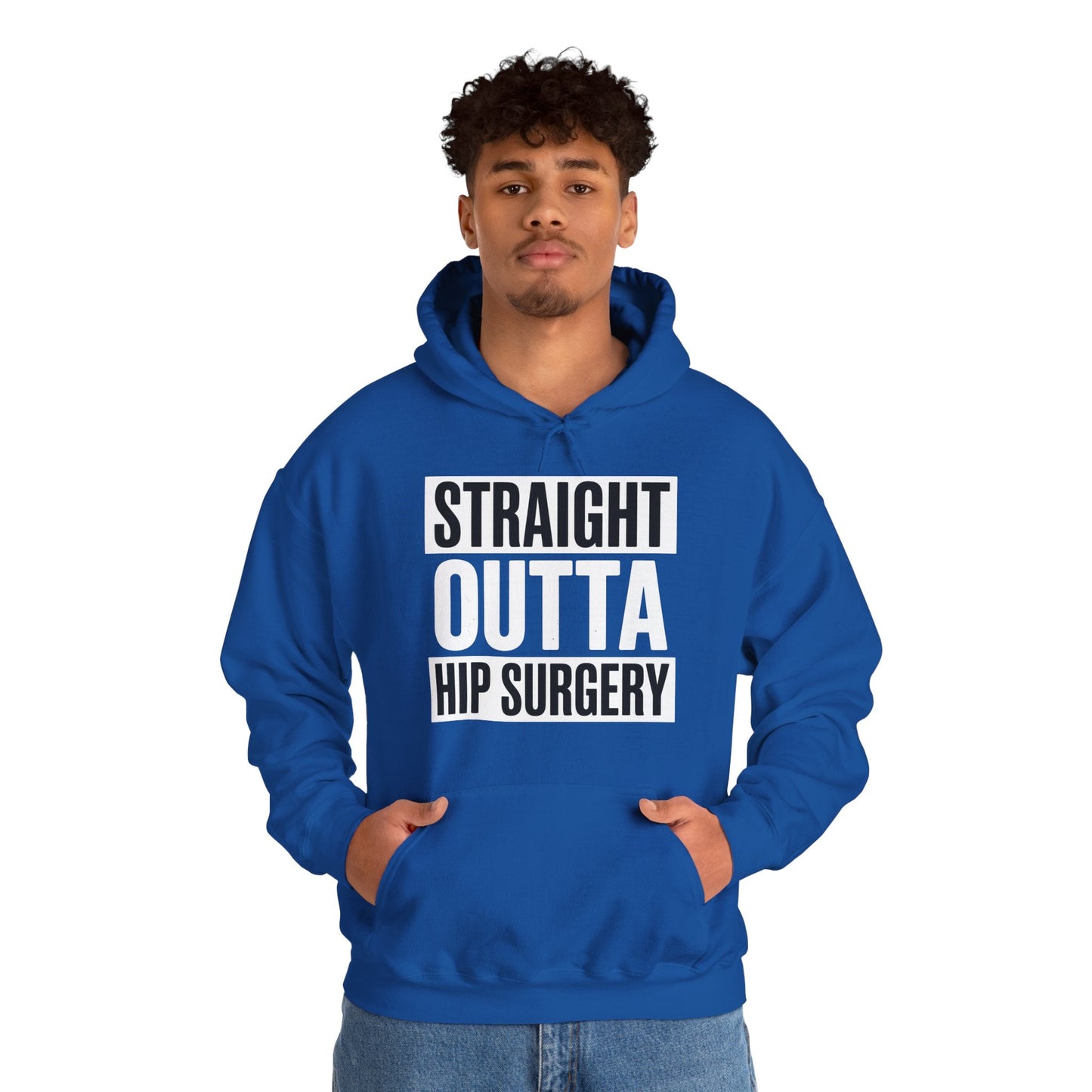 Straight Outta Hip Surgery Get Well Hip Replacement Recovery Hoodie