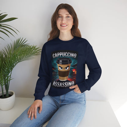 Cappuccino Assassino Coffee Lovers Italian Brainrot Meme Sweatshirt