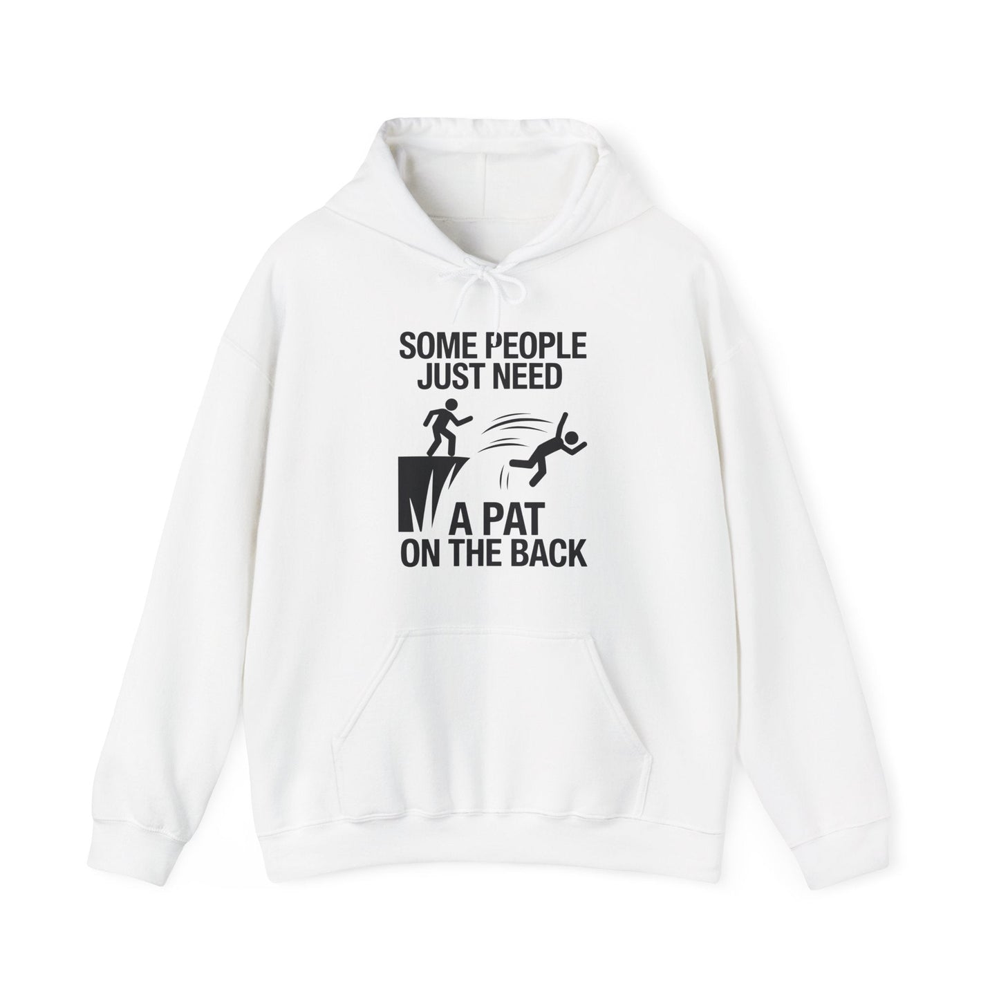 Funny Pat On The Back Adult Sarcastic Design Hoodie