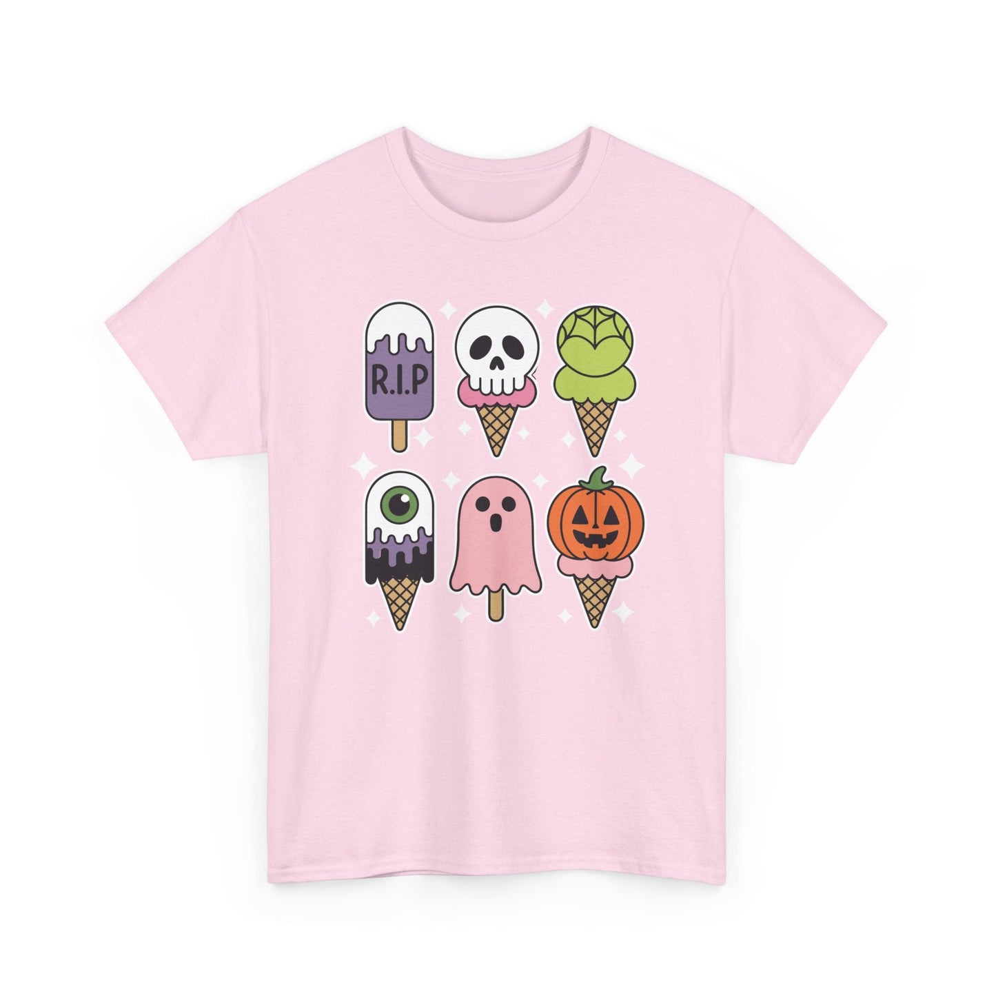 Horror Movie Summer Popsicle Halloween Ice Cream Summer-ween T-Shirt for Men Women