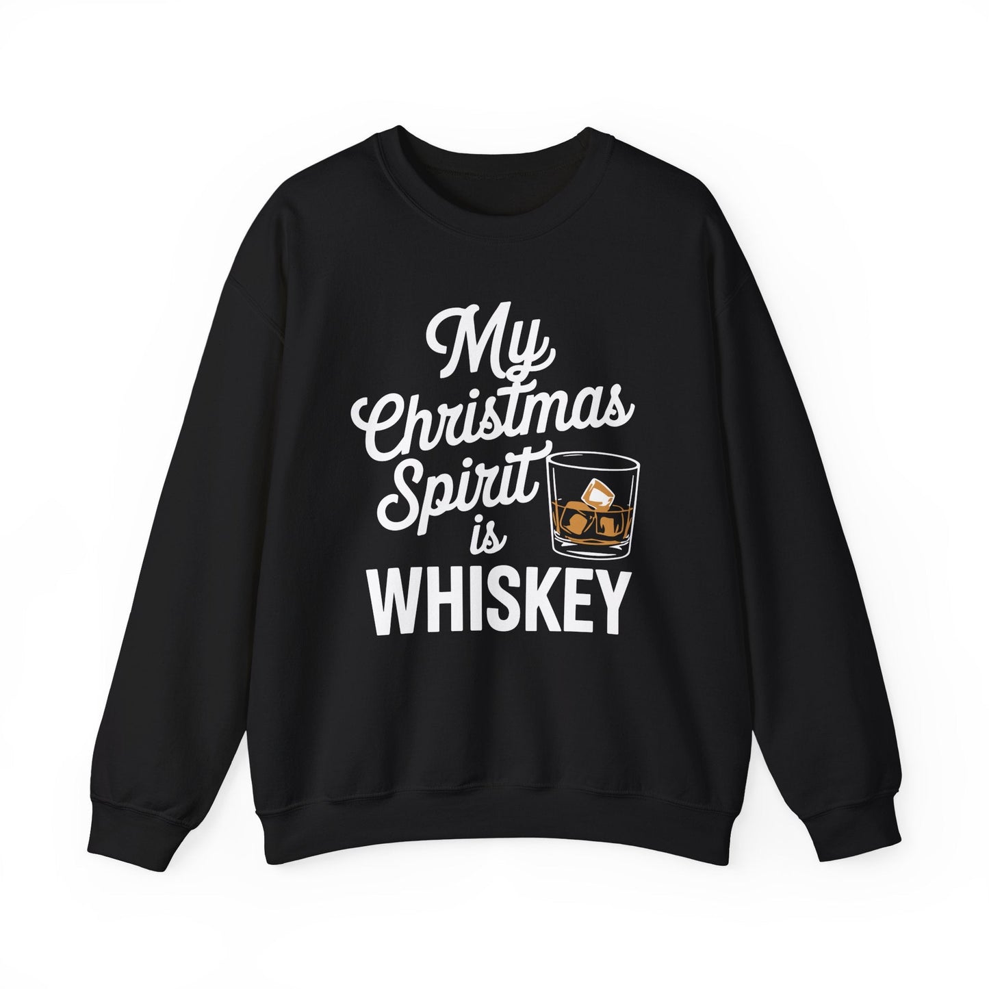 Funny Christmas Drinking Shirt Whiskey Liquor Drinker Saying Sweatshirt