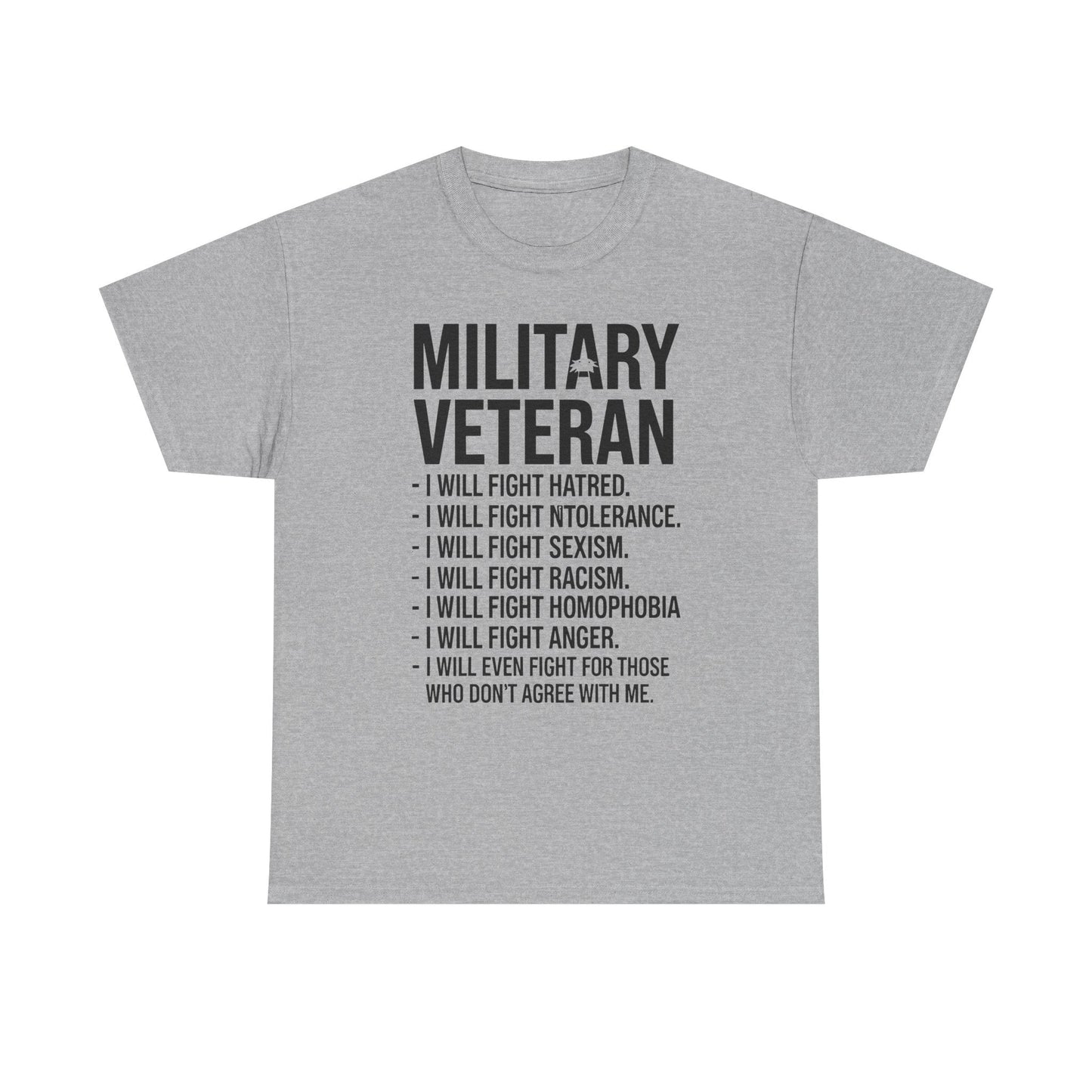 Military Veterans Against Trump 2025 Fight USA Election T-Shirt