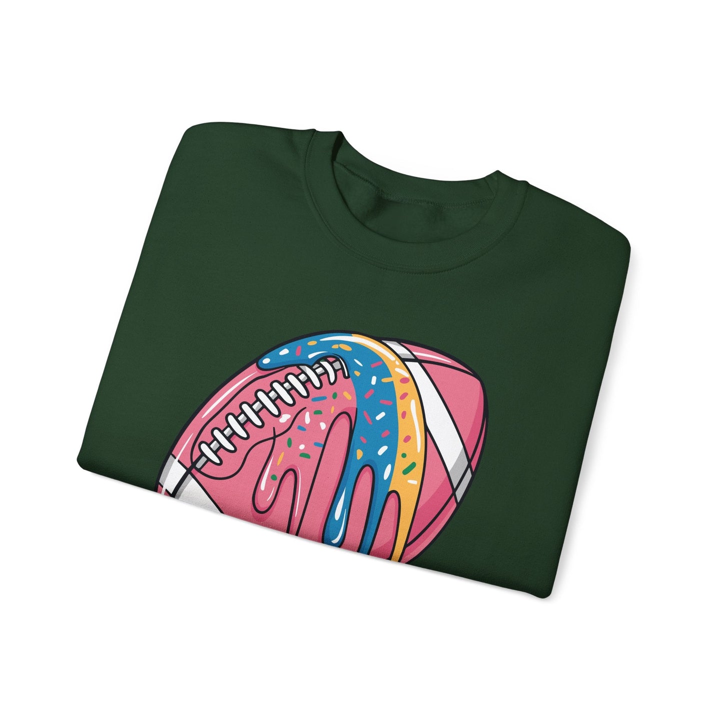 Football Drip For Lineman WR QB RB Ice Cream Sprinkles Sweatshirt