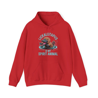 Vintage Funny Lickalottapus Is My Spirit Animal Lovers Meme Hoodie