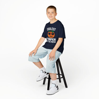 Kids Coolest Pumpkin In The Patch Halloween For Boys Girls T-Shirt