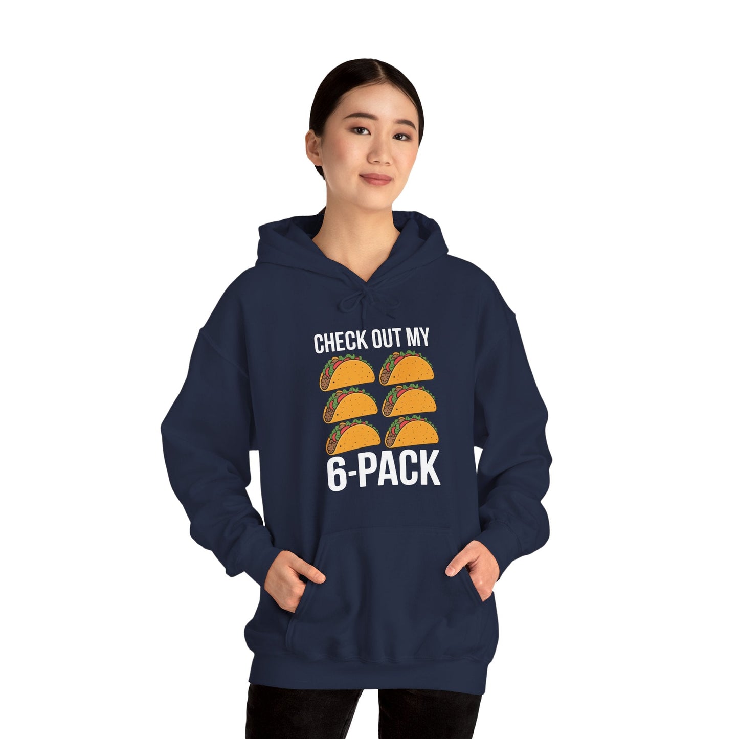 6 Pack Fitness Taco Funny Mexican Gym Top for Taco Lovers Hoodie