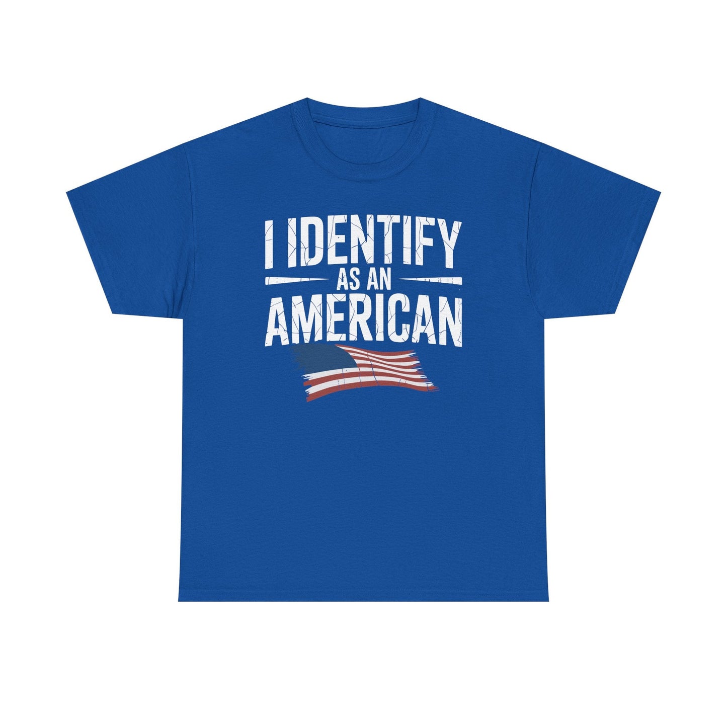 I Identify as an American No Identity Politics USA T-Shirt