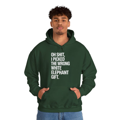 Oh Shit Funny White Elephant Gifts for Adults Under 15 20 Hoodie